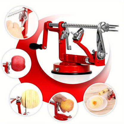 Stainless Steel Apple Peeler Corer Slicer Prep Tool-1