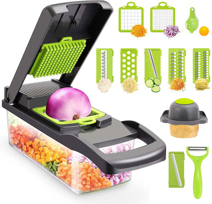 Pressed 14-piece Vegetable Cutter Kit-0